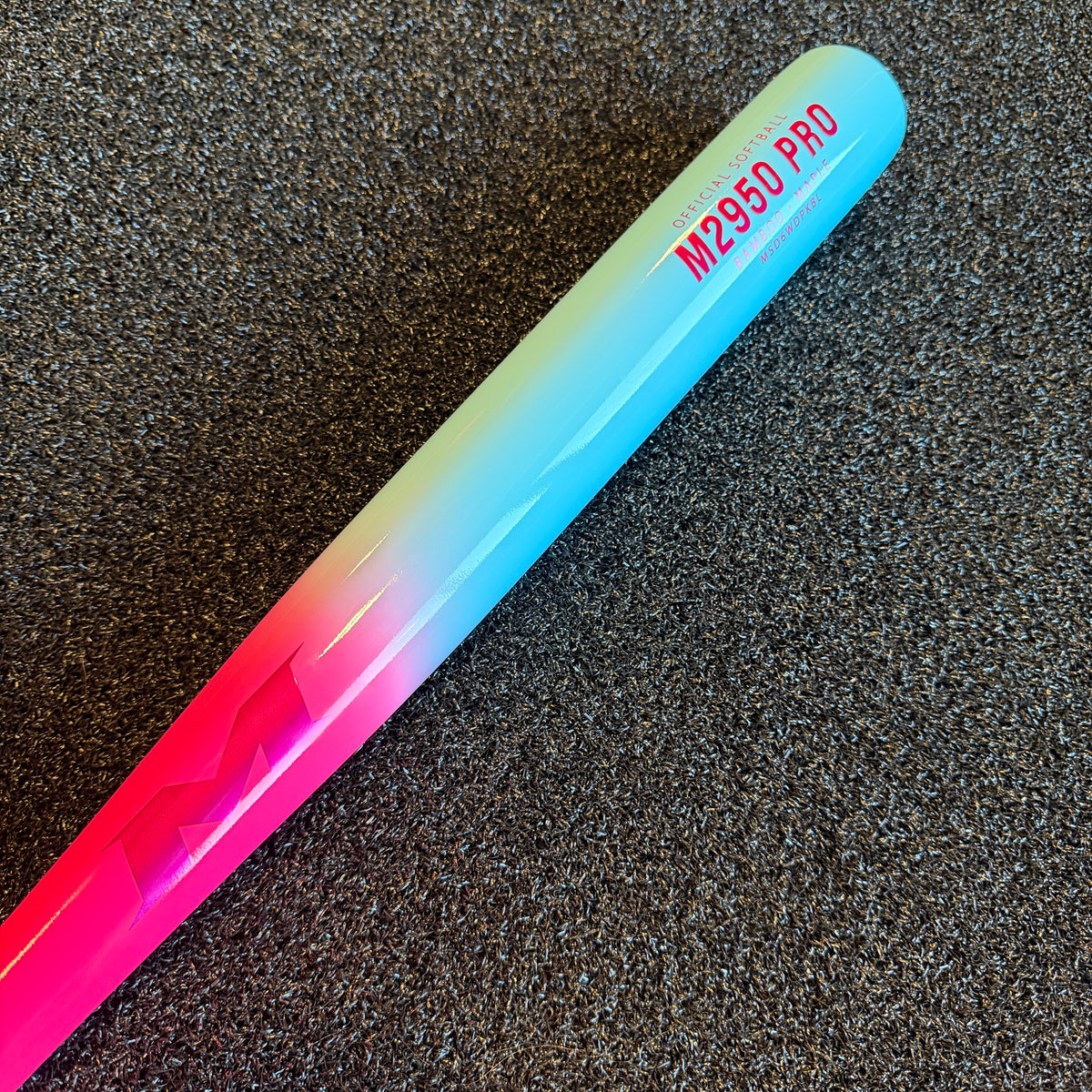 Miken M2950 Pro Bamboo/Maple Wood USA/ASA Slowpitch Softball Bat - MSD6WDPKBL