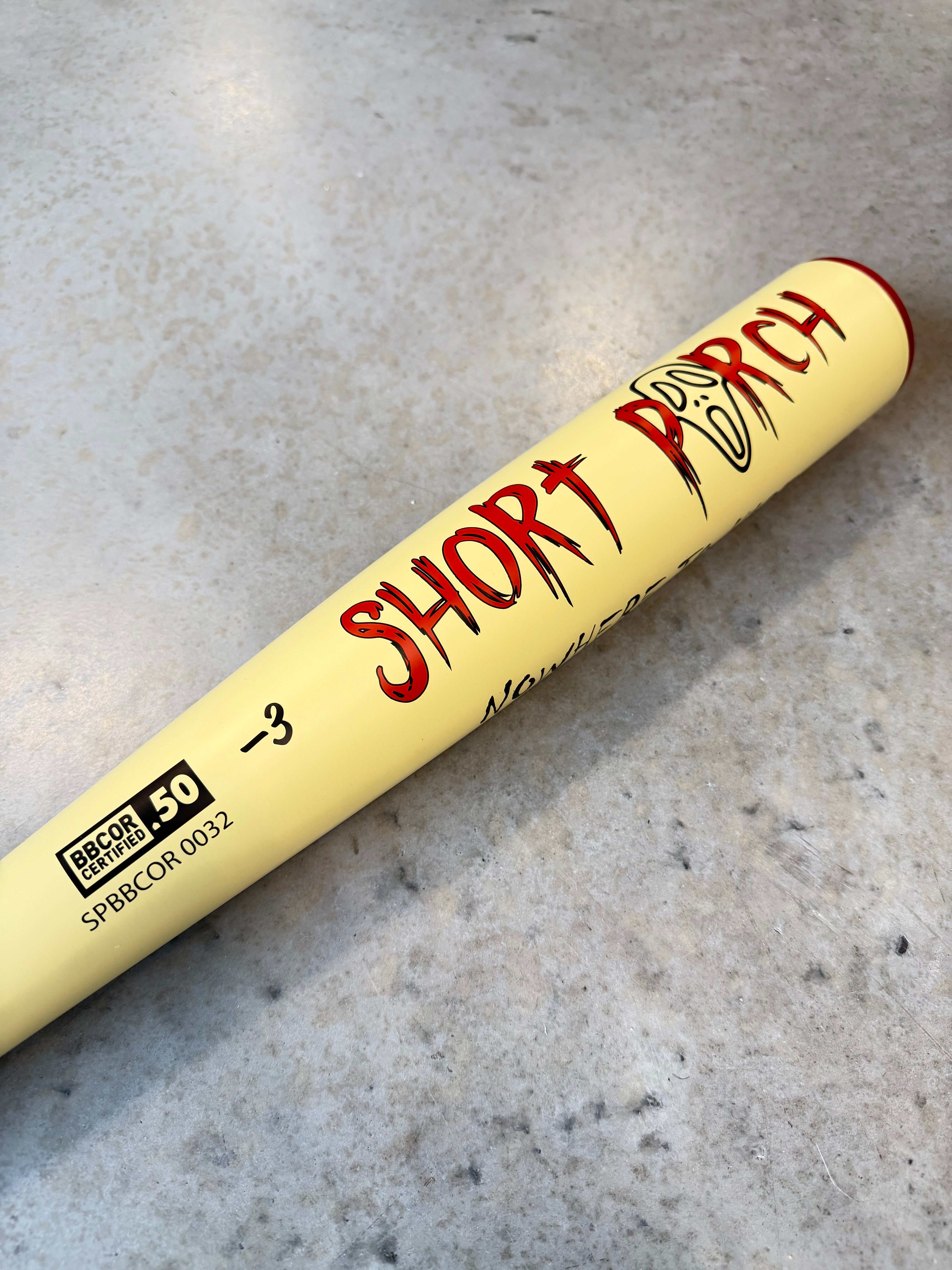 2026 Short Porch Scared -3 Limited Edition SC21 BBCOR Baseball Bat