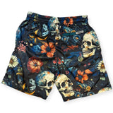 Smash It Sports Mesh Shorts - Flowers and Skulls