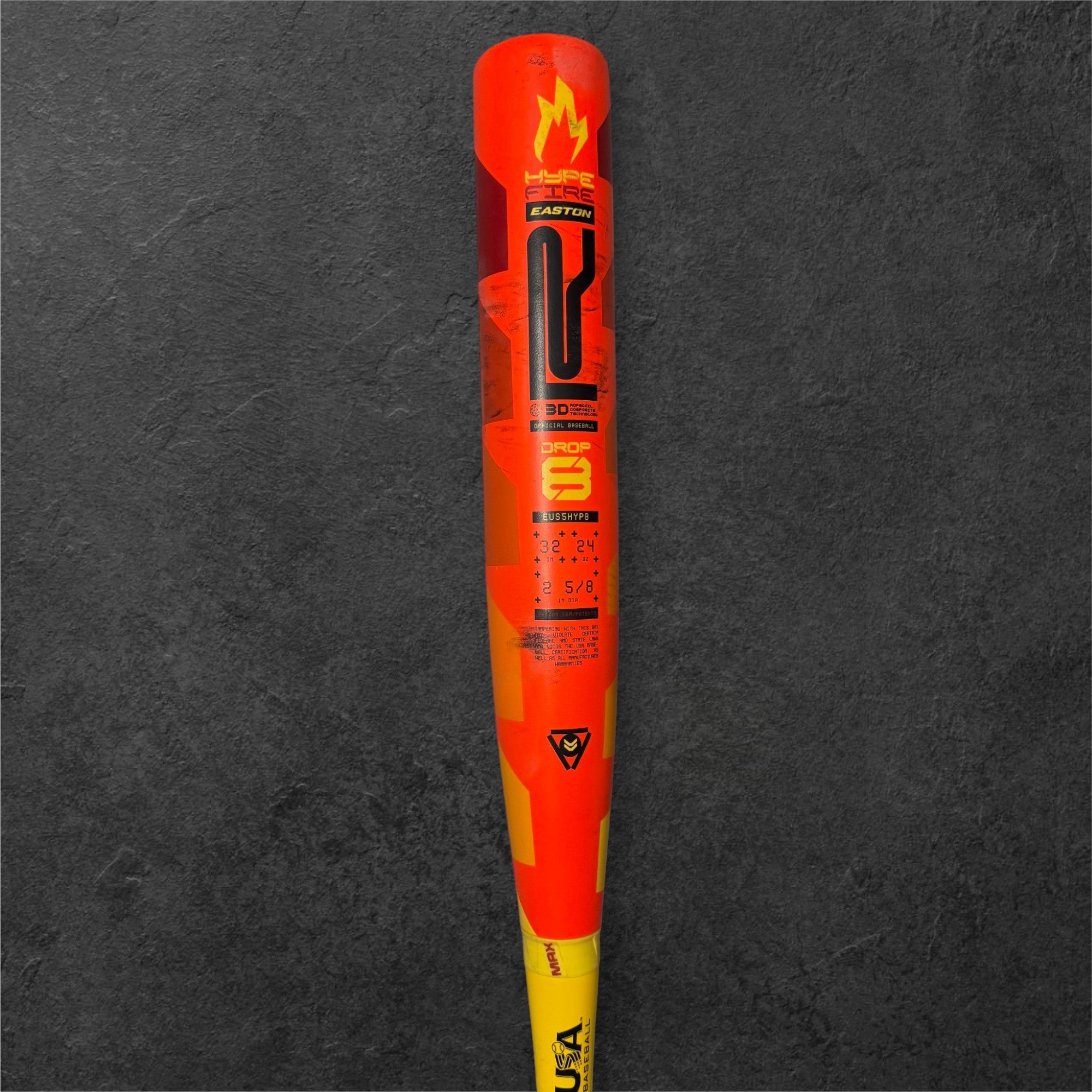 2025 Easton Hype Fire -8 USA Baseball Bat - EUS5HYP8 [USED-UB364] 32/24