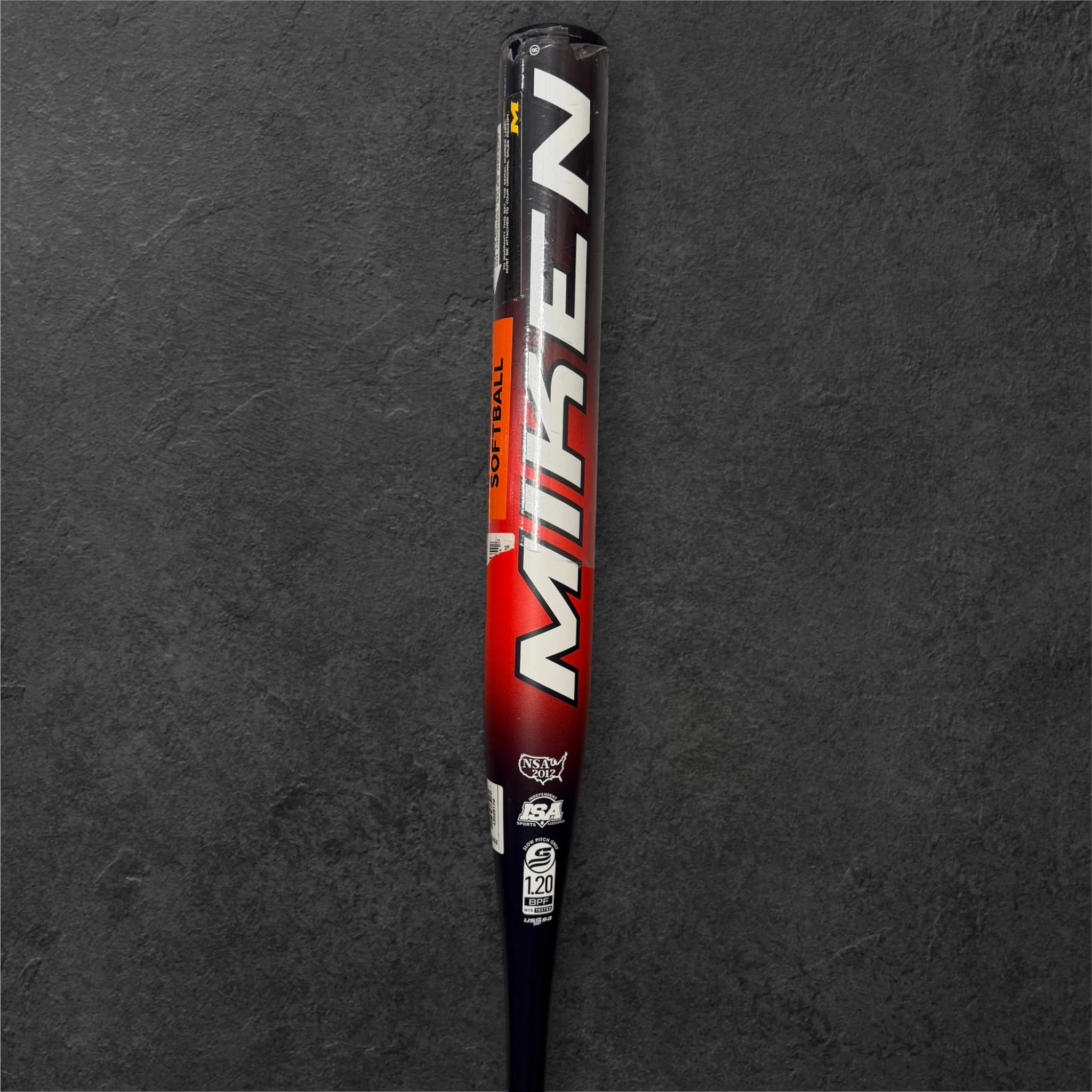 2025 Miken HEROES Caledonia Fire Balanced 1-Piece USSSA Slowpitch Softball Bat - MSU5HERO1B [USED-UB377] 25oz