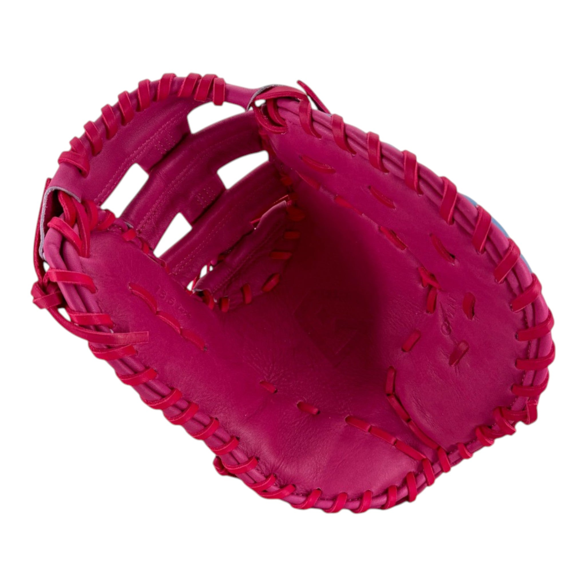 Gem Gloves Game-Ready Softball First Base Mitt/Glove - GEM141 BubbleGum – Product View | Smash It Sports | leather, steerhide