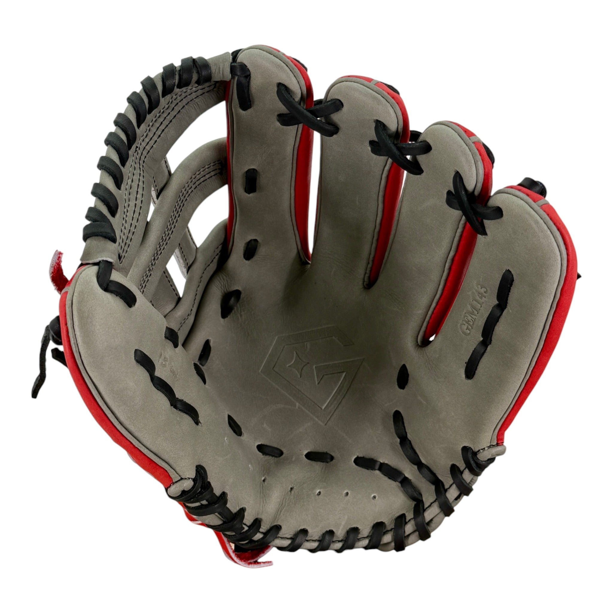 Gem Gloves Average Dudes Signature Model Softball Fielding Glove - GEM143 Royal Flush – Product View | Smash It Sports | leat