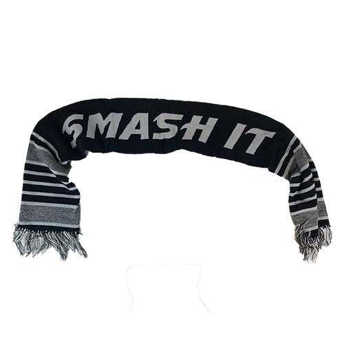 Smash It Sports Reversible Winter Scarf- Grey/Black