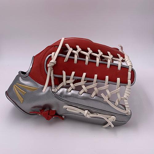 Easton El Jefe Metallic Series-Red/Metallic Silver-13.5