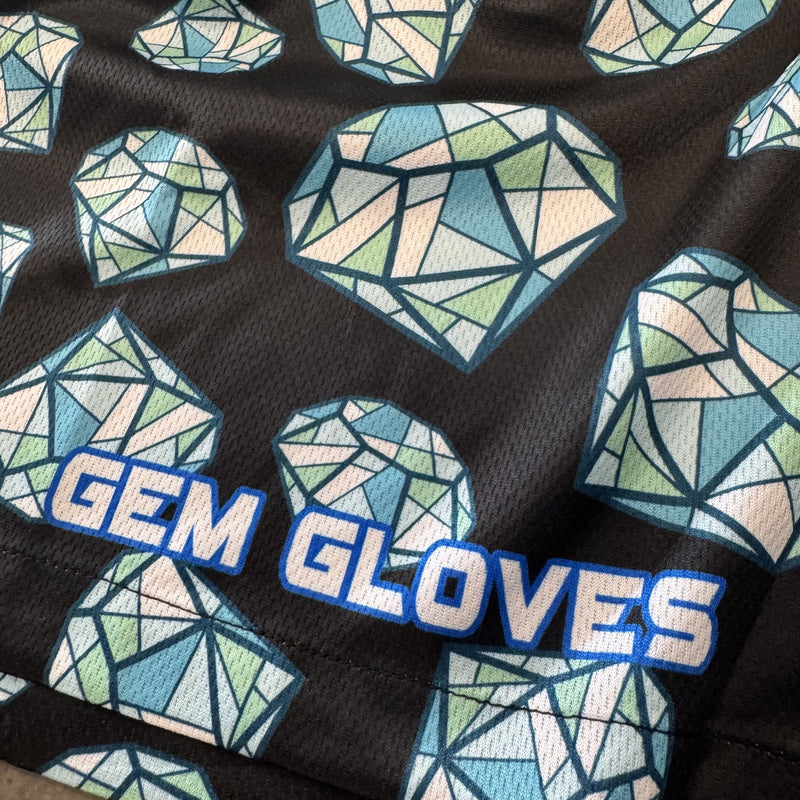 Gem Gloves Mesh Shorts - Diamonds