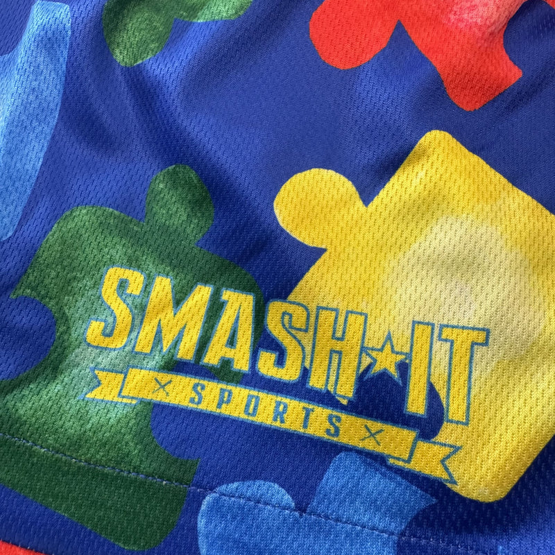 Smash It Sports Mesh Shorts - Autism Awareness