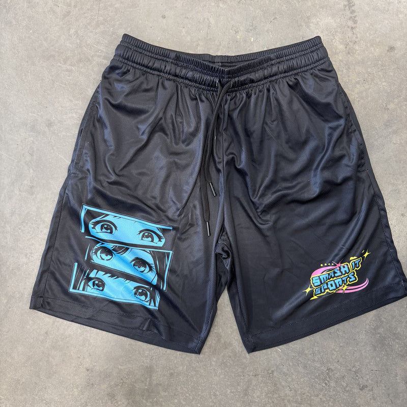 Smash It Sports Mesh Shorts - Anime