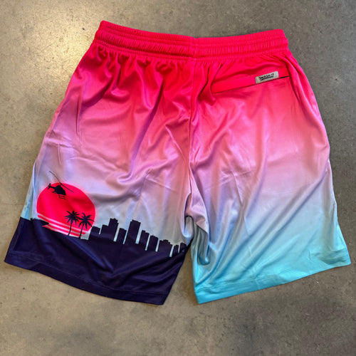 Smash It Sports Mesh Shorts - Miami Vice