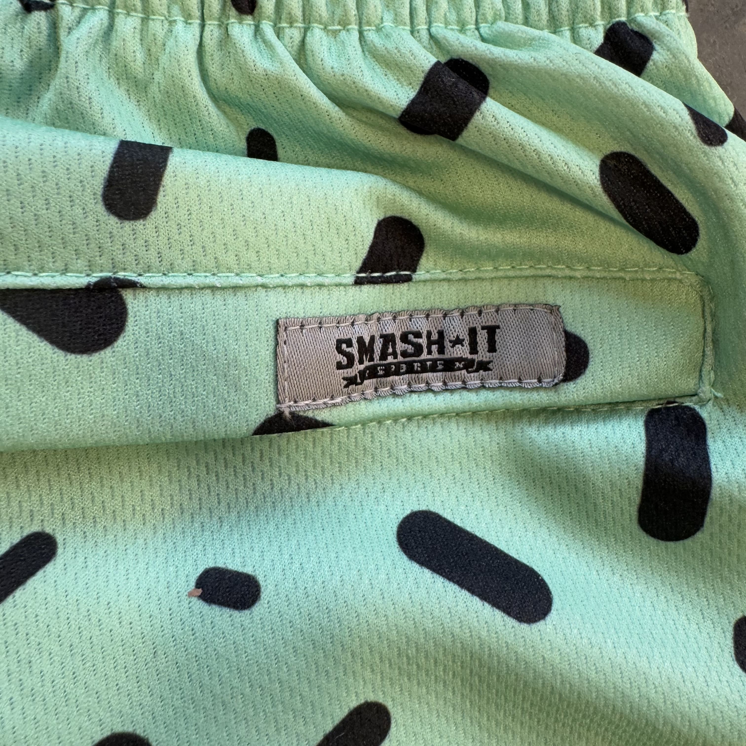 Smash It Sports Mesh Shorts - Ice Cream Drip Mint Chocolate Chip