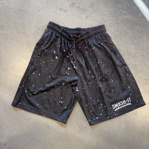Smash It Sports Mesh Shorts - Splatter Galaxy
