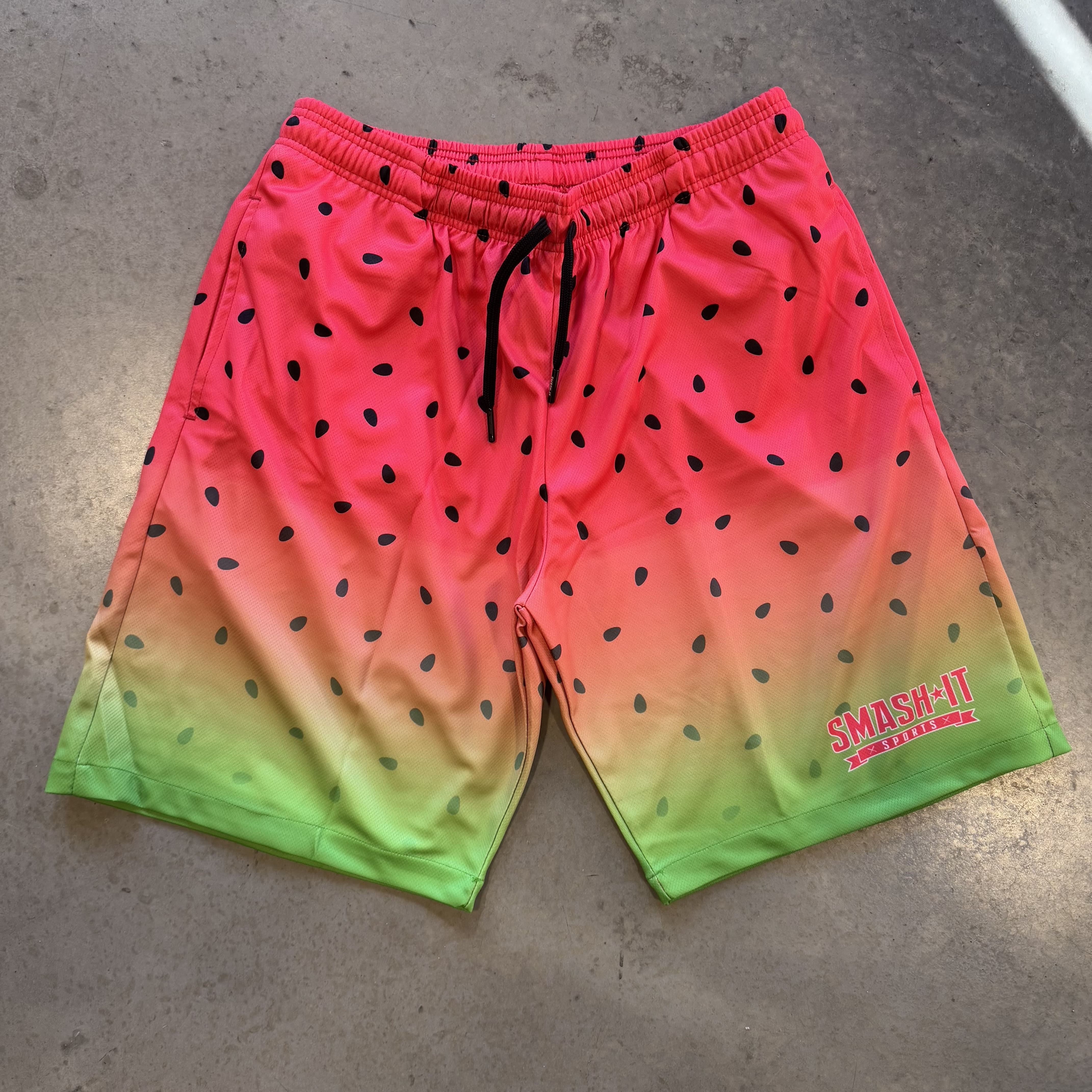 Smash It Sports Mesh Shorts - Watermelon