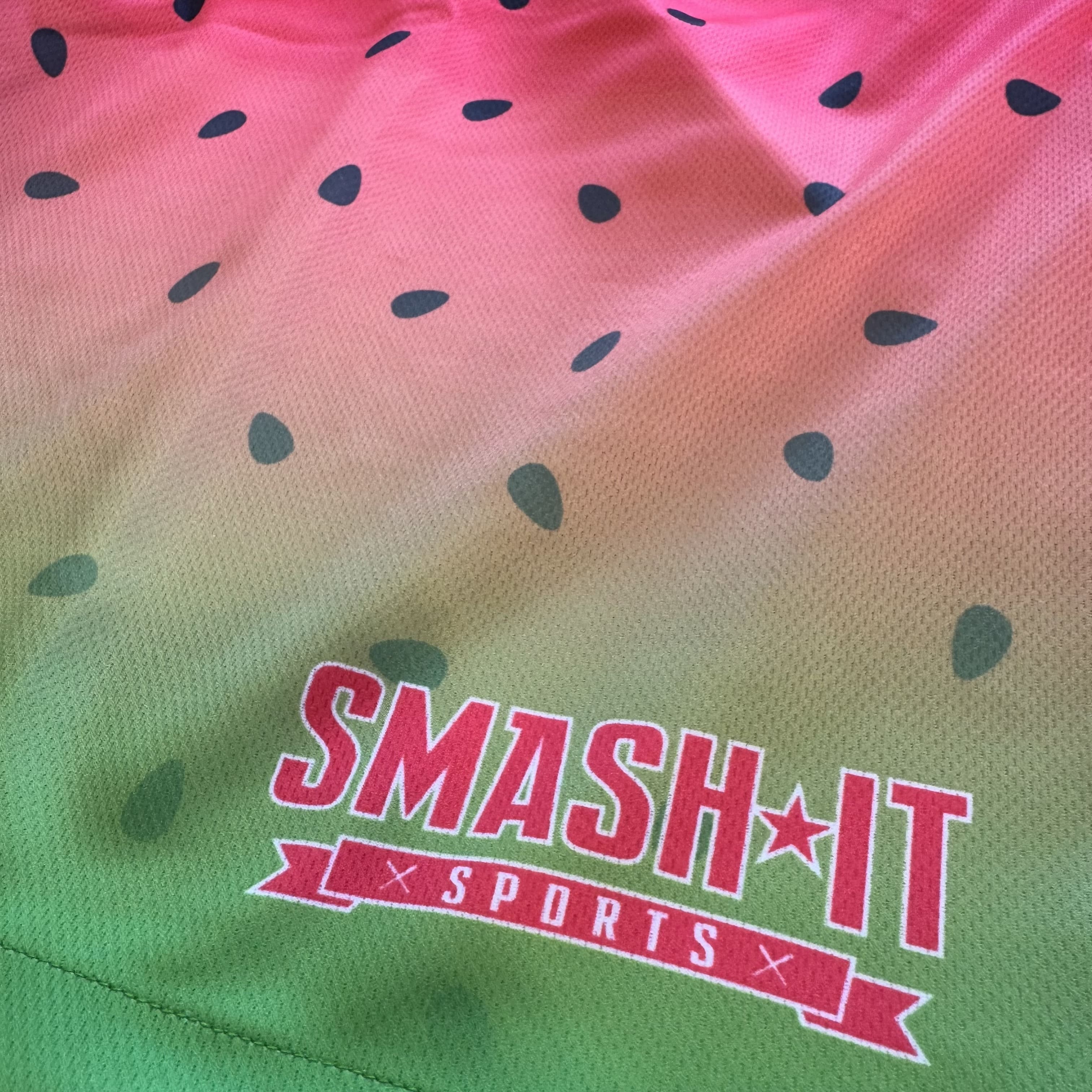 Smash It Sports Mesh Shorts - Watermelon