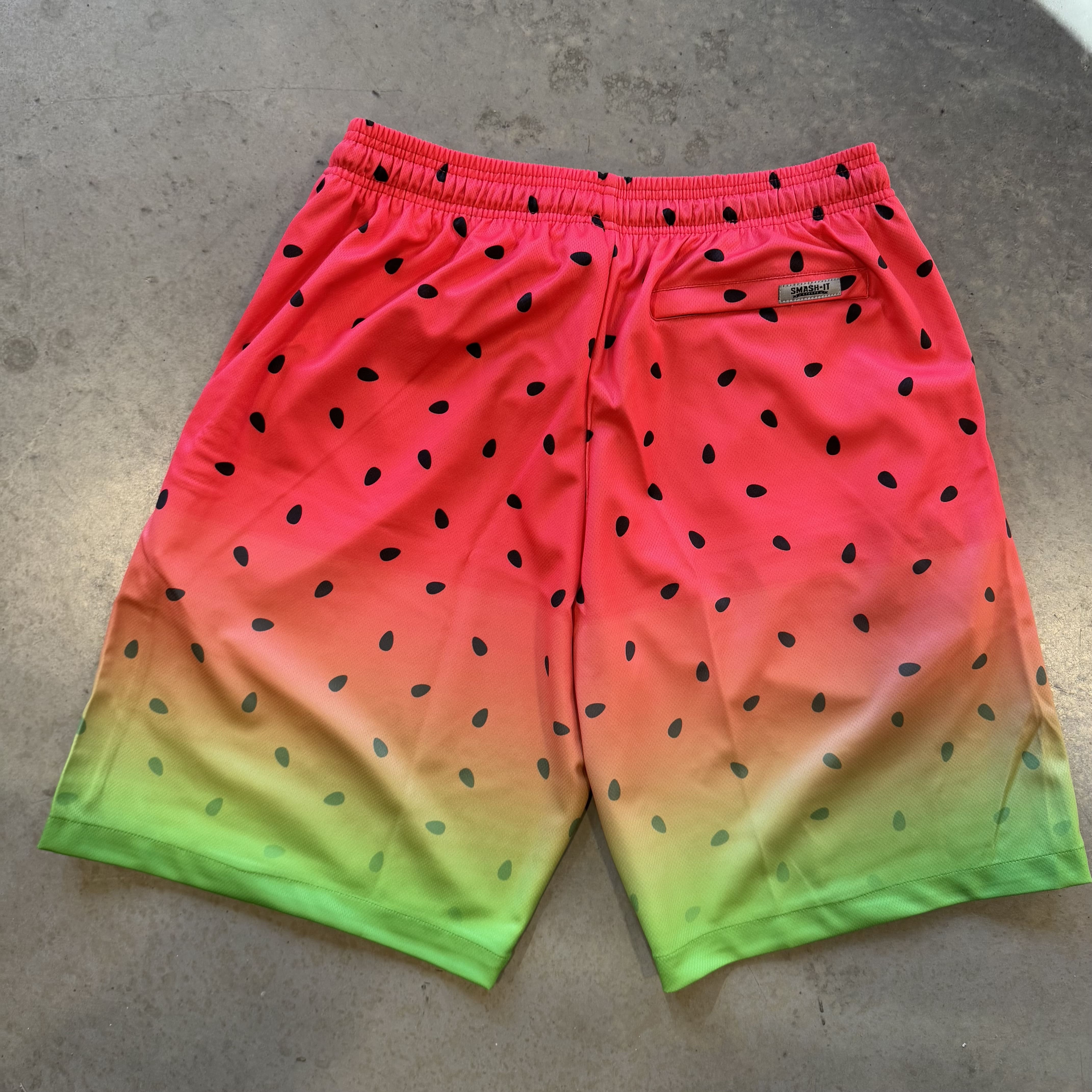 Smash It Sports Mesh Shorts - Watermelon
