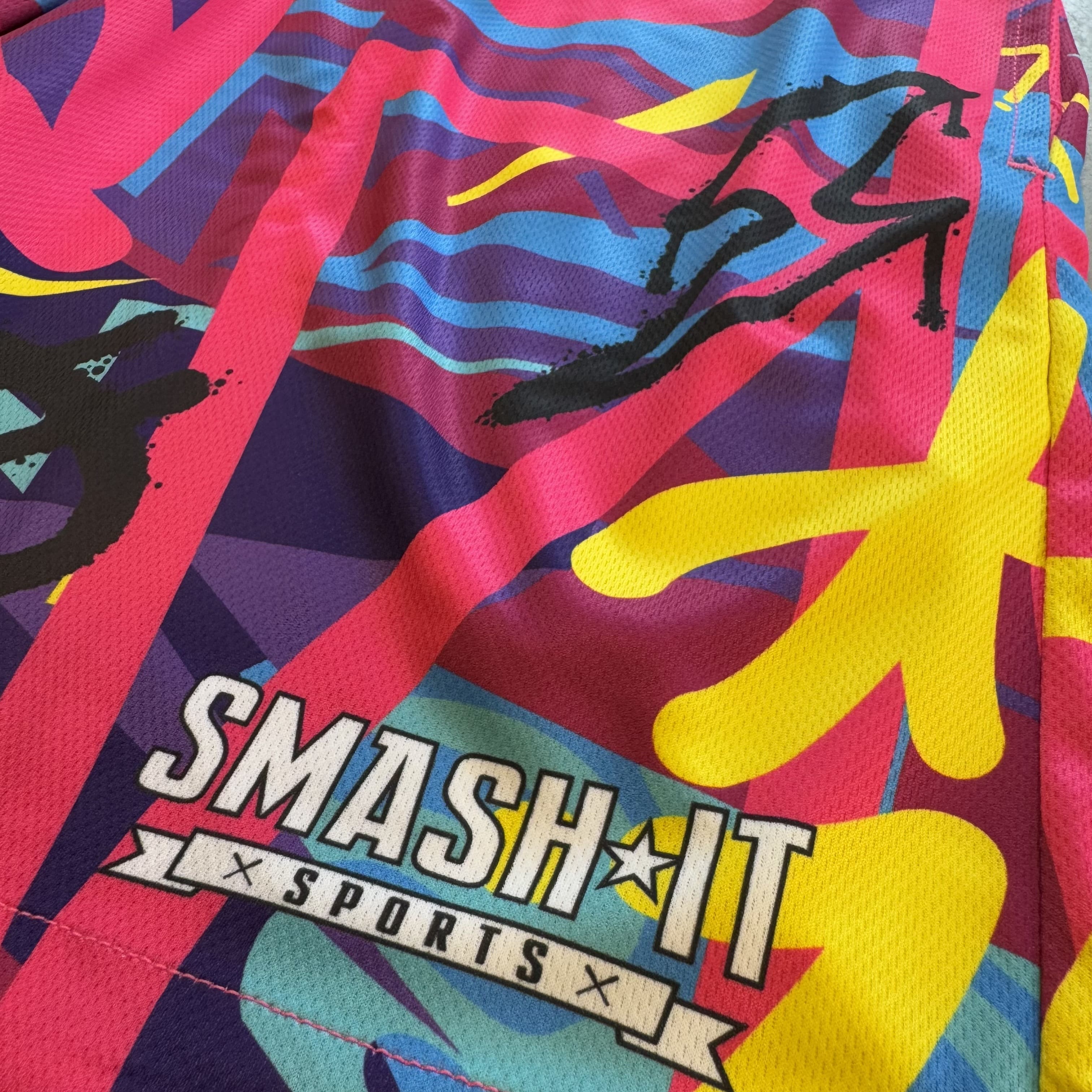 Smash It Sports Mesh Shorts - Graffiti