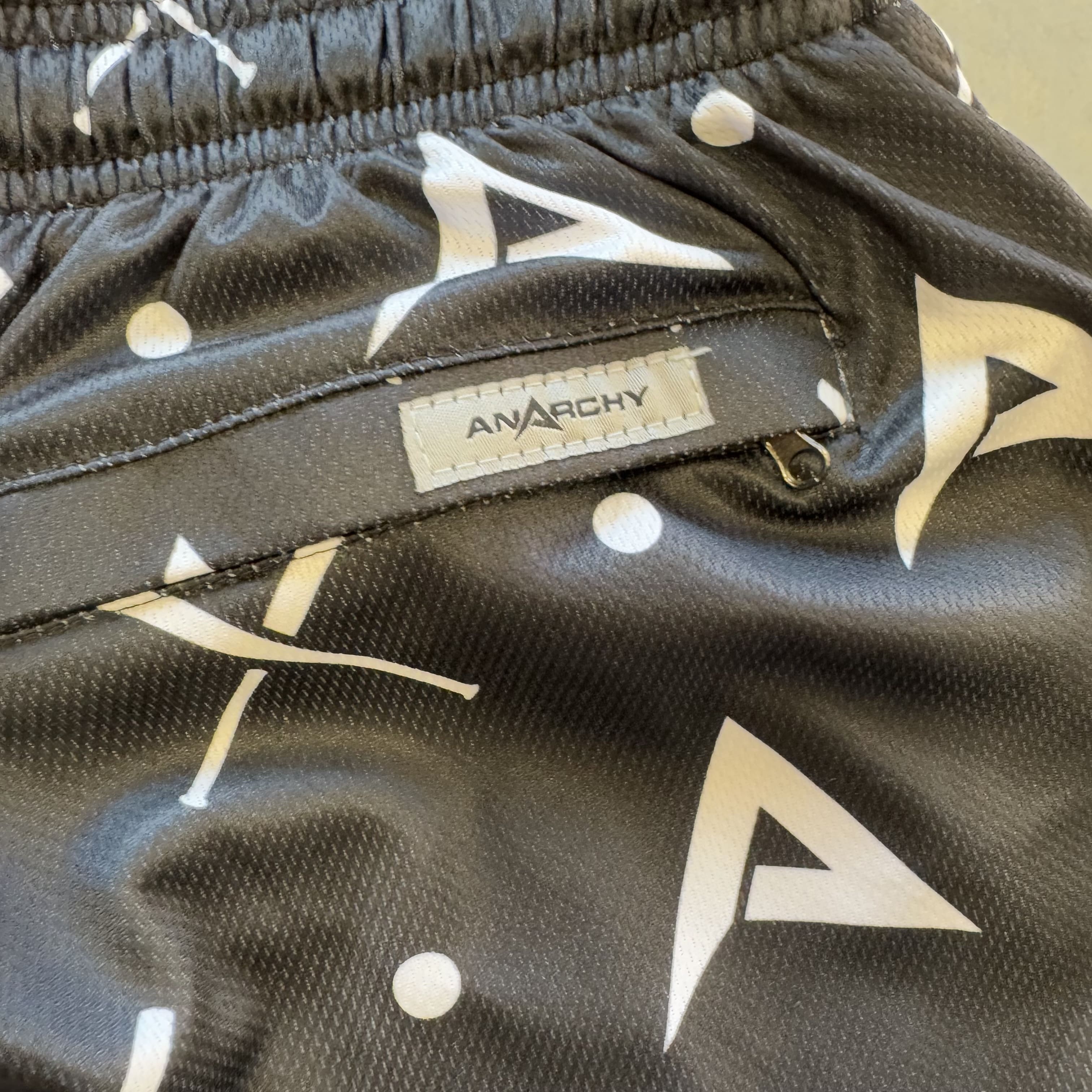 Anarchy Mesh Shorts - Black/White