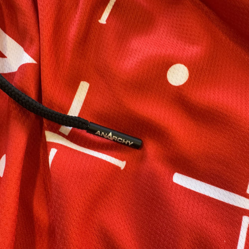 Anarchy Mesh Shorts - Red/White