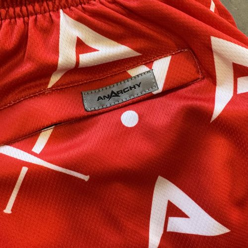 Anarchy Mesh Shorts - Red/White