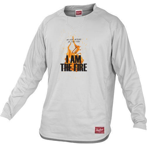 Rawlings Dugout Youth Fleece Pullover - I Am The Fire