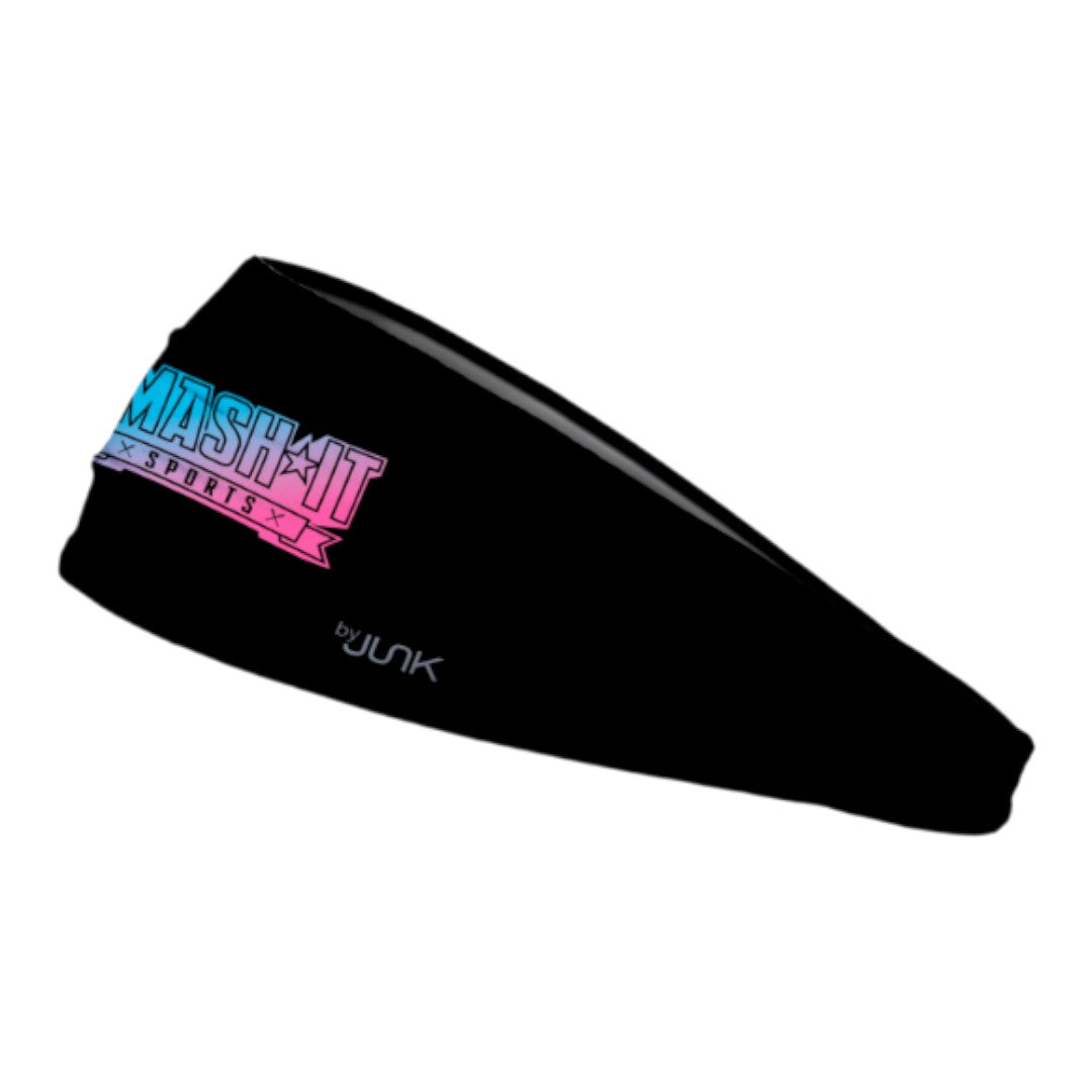 Junk x Smash It Sports Big Bang Lite Headband - Black/Vice Tye Dye