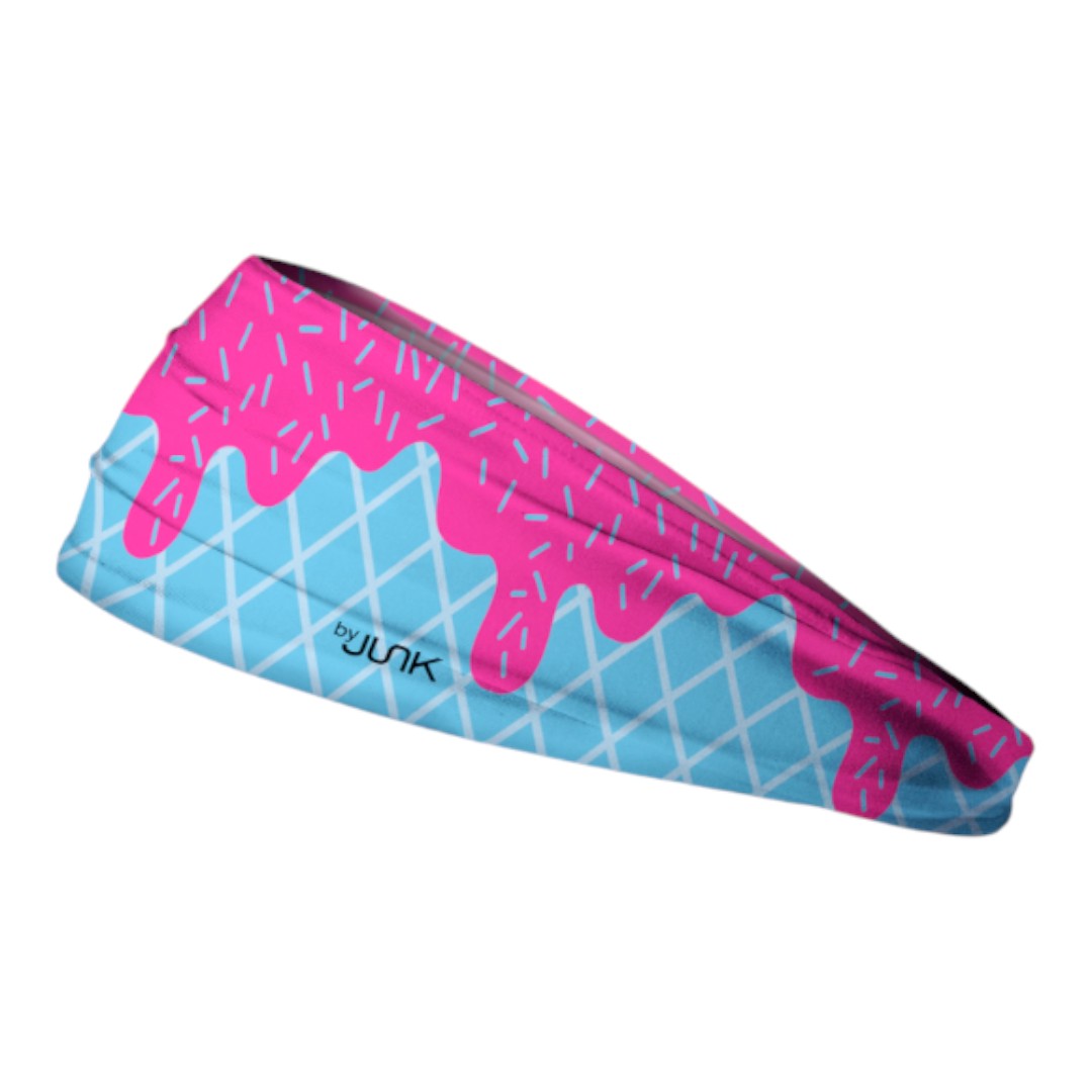 Junk x Smash It Sports Big Bang Lite Headband - Hot Blue Scoop