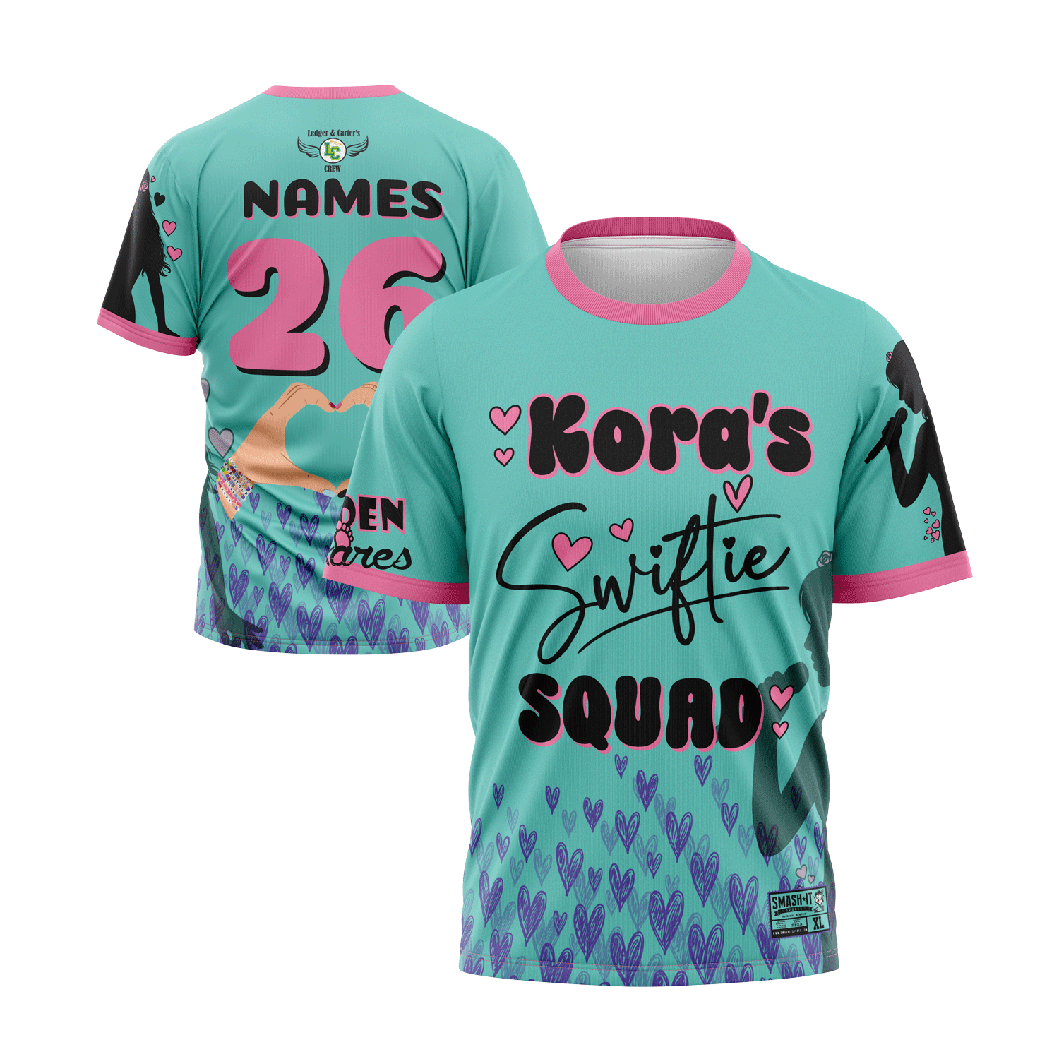 Kaiden Kares Team Jersey - Kora's Swiftie Squad