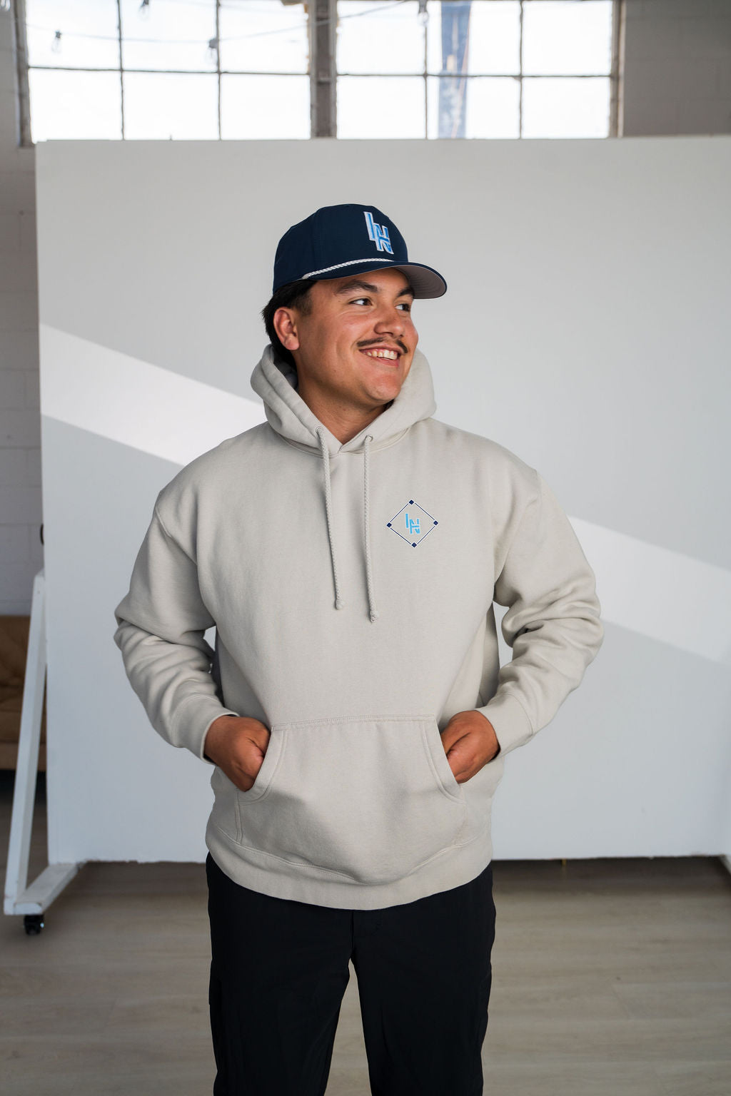League Night Heroes Hoodie - Smoke
