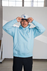 League Night Heroes Hoodie - Aqua Blue