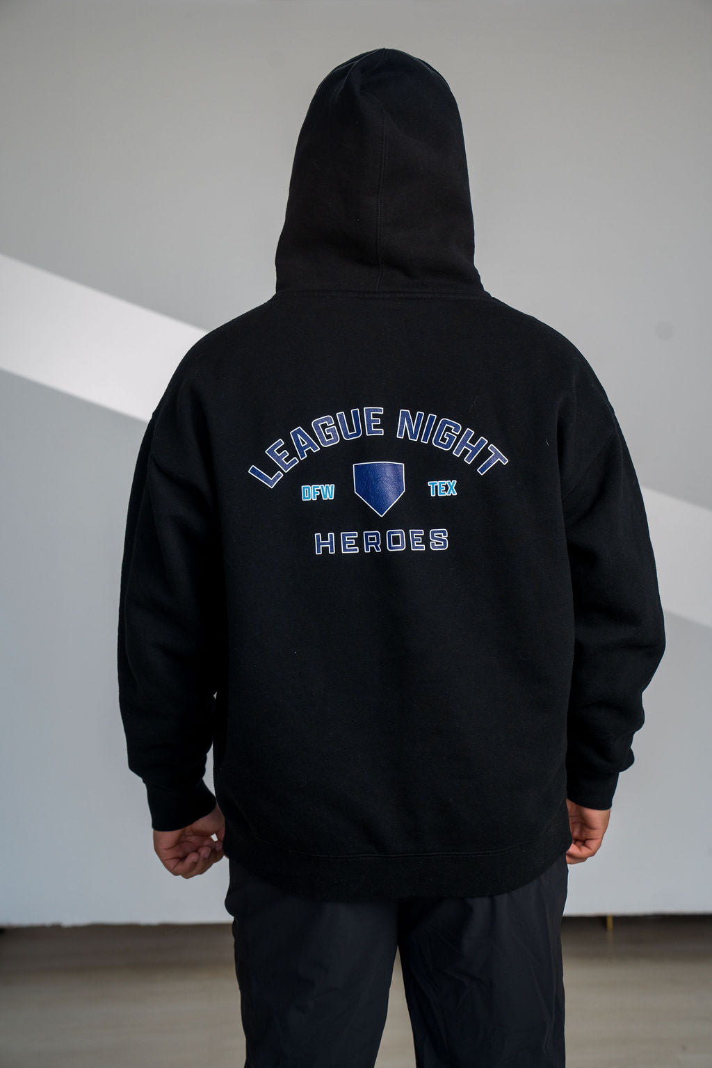 League Night Heroes Hoodie - Black
