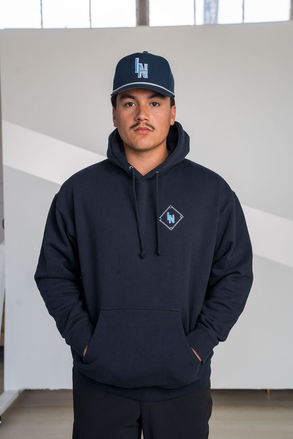 League Night Heroes Hoodie - Navy