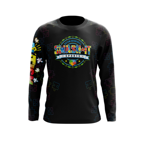 2025 Autism Awareness Long Sleeve Jersey (Customized Buy-In) - Multiple Colors