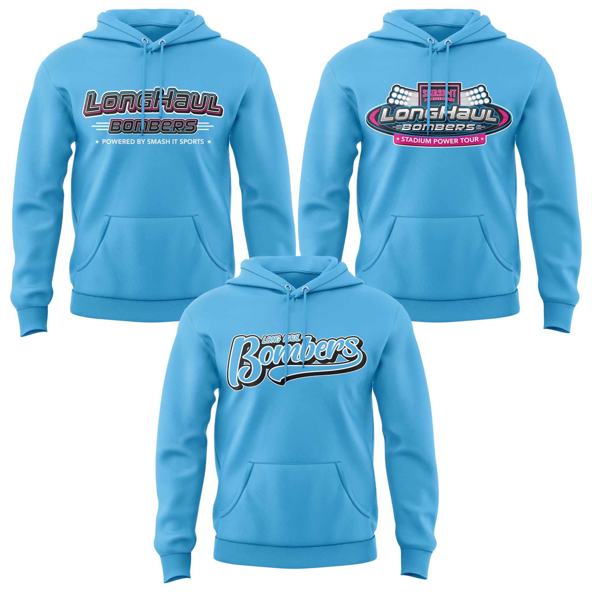 Long Haul Bombers Element Hoodie - Aqua