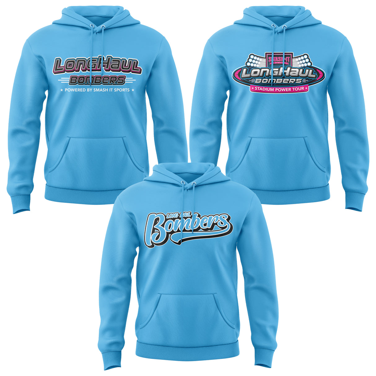 Long Haul Bombers Element Hoodie - Aqua