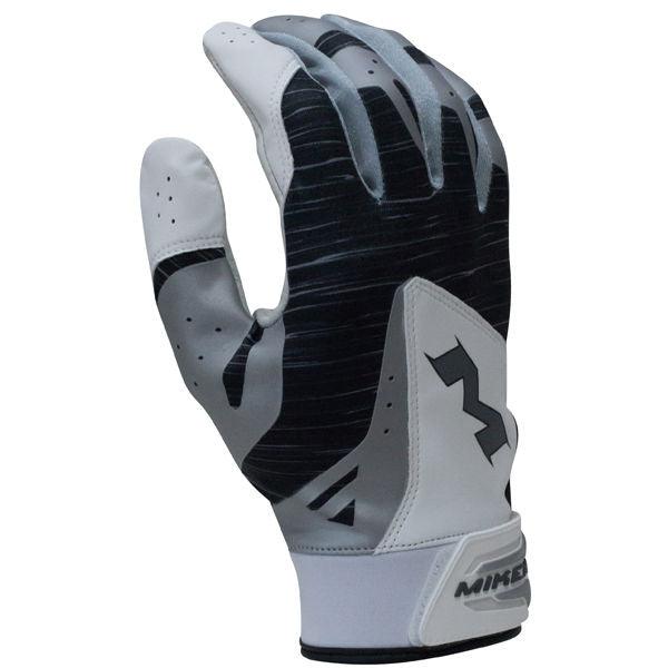 Miken Pro Adult Batting Gloves (Black) MBGL18-BLK
