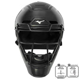 Mizuno Shogun Adult 16" Baseball Catchers Set - Black
