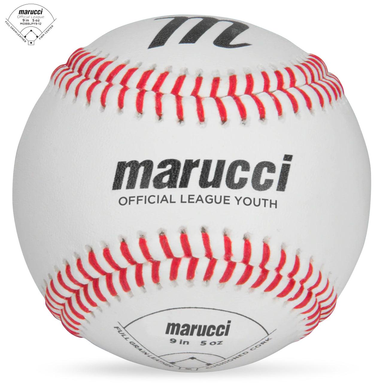 Marucci Official League Youth Baseballs - MOBBLPY9 - 12 Pack - Smash It Sports