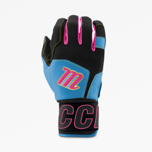 Marucci Blacksmith Full Wrap Batting Gloves - MBG2BKSM