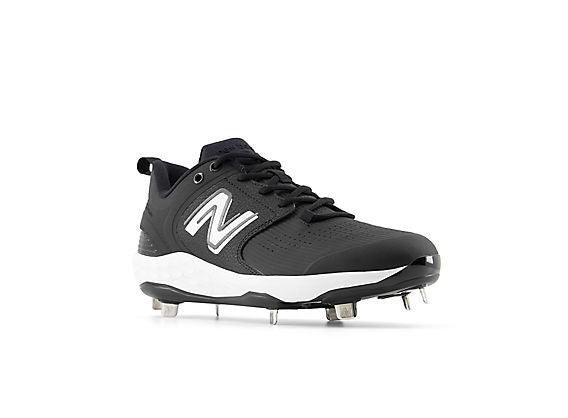 New Balance Men s Fresh Foam X 3000 V6 Metal Baseball Cleats Black with White L3000BK6 available with Fast and Free shipping