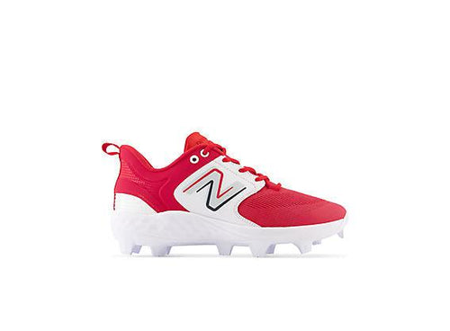 New Balance Men s Fresh Foam 3000 V6 Molded Baseball Cleats Red with White PL3000R6 11