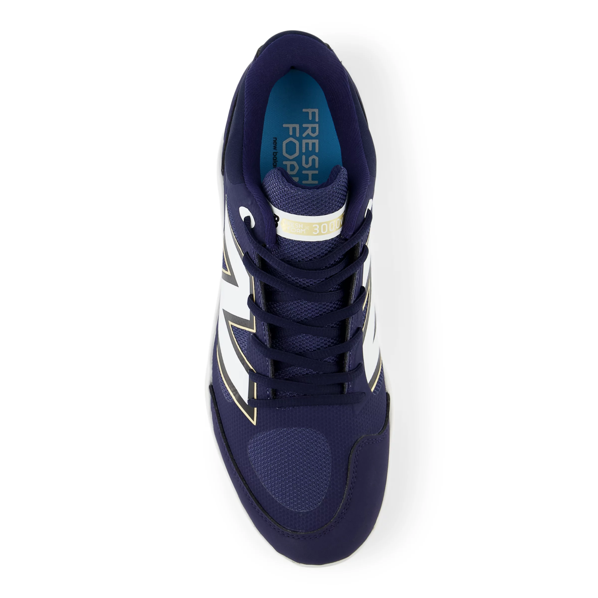 New Balance Men's Fresh Foam 3000 v7 Molded Baseball Cleats - Navy - PL3000N7