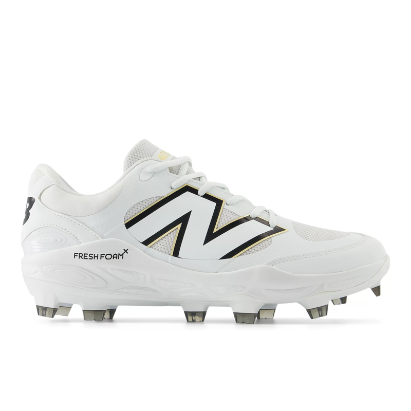 New Balance Men's Fresh Foam 3000 v7 Molded Baseball Cleats - White - PL3000W7