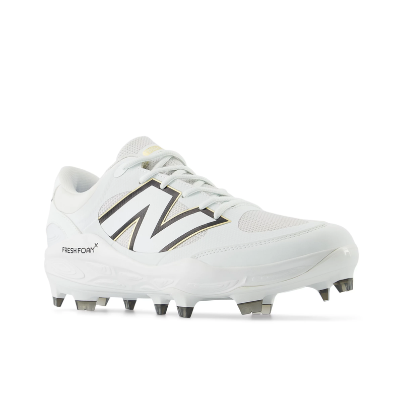 New Balance Men's Fresh Foam 3000 v7 Molded Baseball Cleats - White - PL3000W7