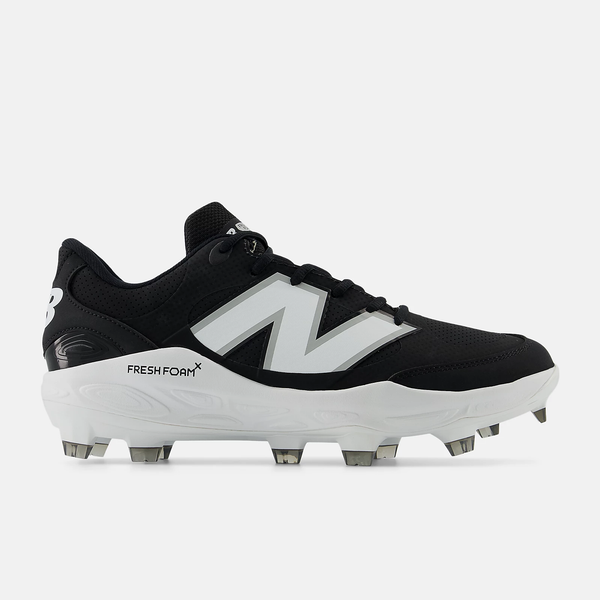 New Balance Men's Fresh Foam 3000 v7 Synthetic Molded Baseball Cleats - Black - PL3000S7