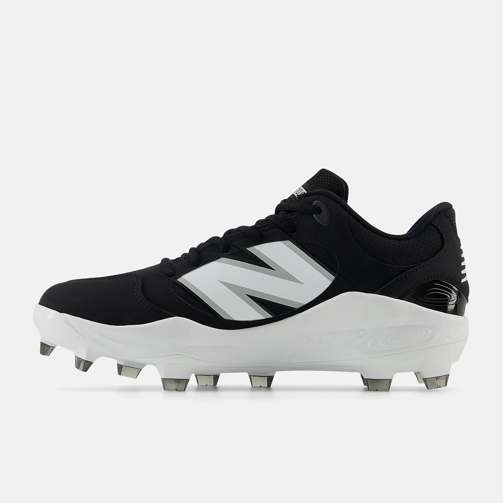 New Balance Men's Fresh Foam 3000 v7 Synthetic Molded Baseball Cleats - Black - PL3000S7