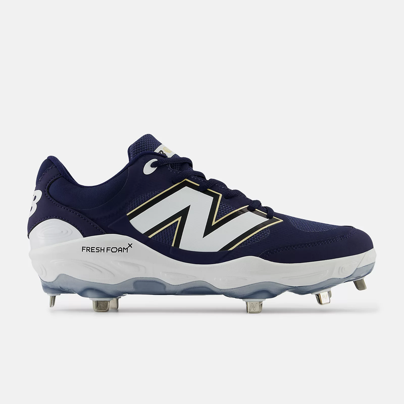 New Balance Men's Fresh Foam X 3000 v7 Metal Baseball Cleats - Navy - L3000TN7