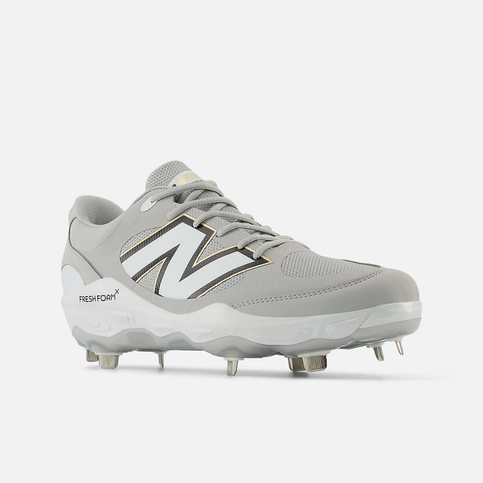 New Balance Men's Fresh Foam X 3000 v7 Metal Baseball Cleats - Raincloud - L3000TG7