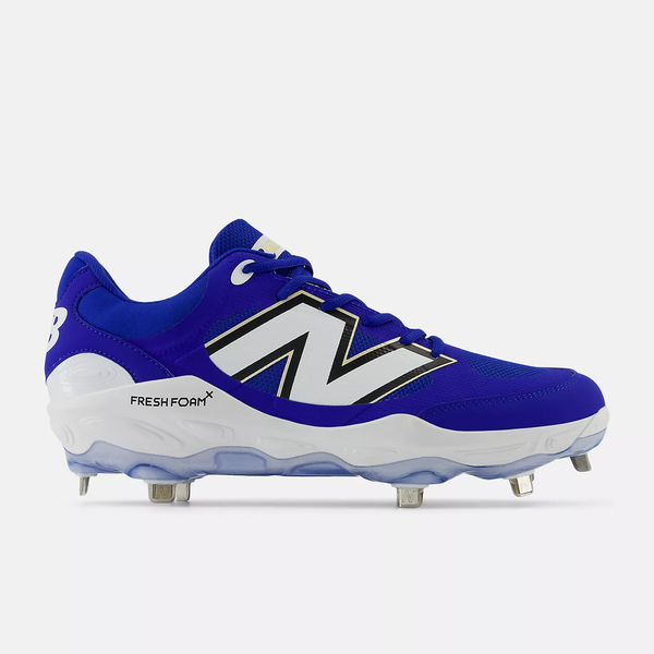 New Balance Men's Fresh Foam X 3000 v7 Metal Baseball Cleats - Royal - L3000TB7