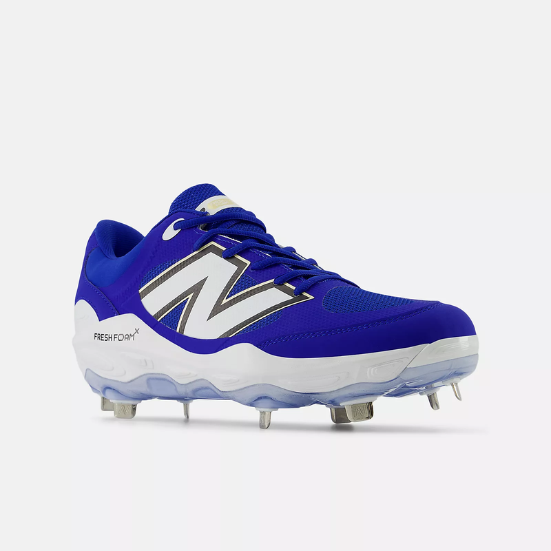 New Balance Men's Fresh Foam X 3000 v7 Metal Baseball Cleats - Royal - L3000TB7