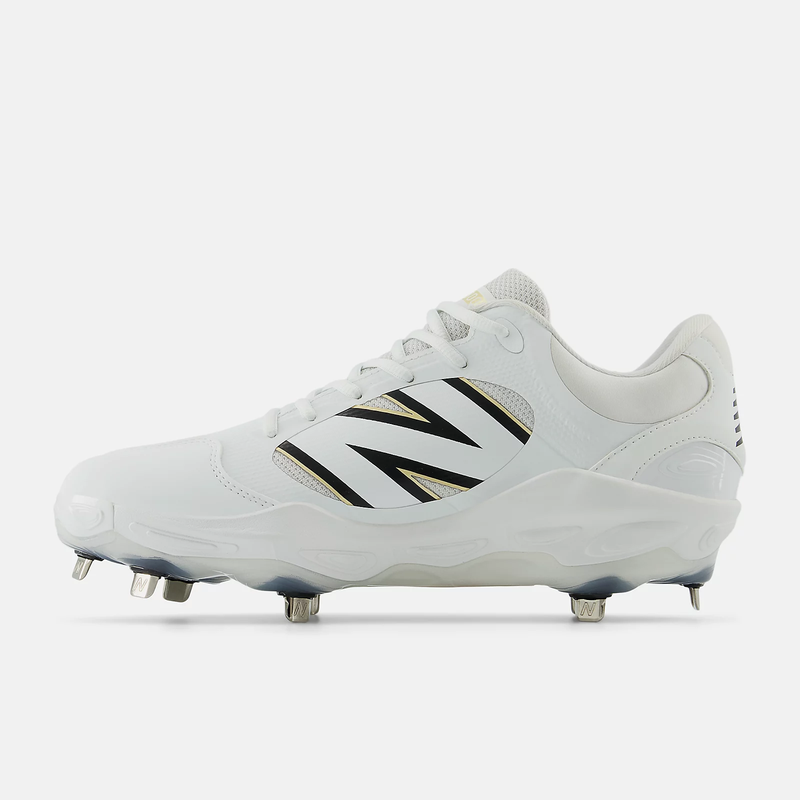 New Balance Men's Fresh Foam X 3000 v7 Metal Baseball Cleats - White - L3000TW7