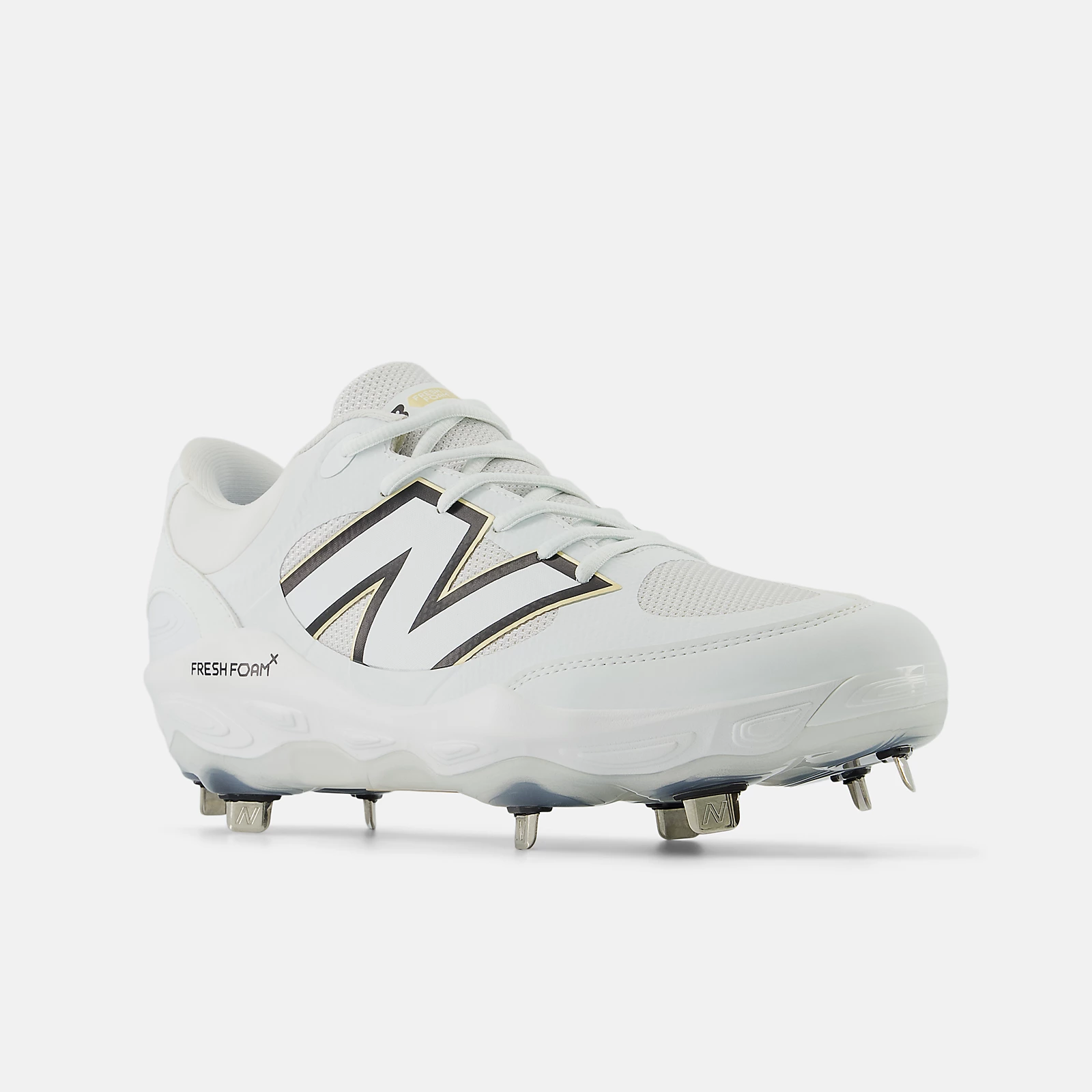 New Balance Men's Fresh Foam X 3000 v7 Metal Baseball Cleats - White - L3000TW7